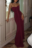 Elegant Strapless Evening Dress
