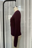 Button-Accent V-Neck Cardigan