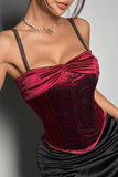 Ruched Bustier Tank