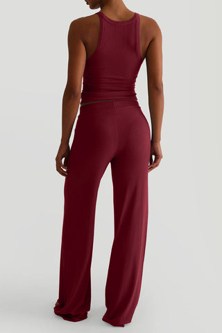 Ribbed Tank and Pants Set