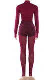 Stylish High-Neck Pants Set