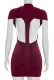 Sleek Short-Sleeve Casual Dress