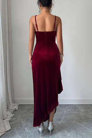 Elegant Wrap Evening Dress