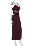 Sleek Cutout Evening Dress
