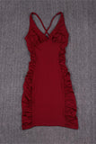 Ruched Bodycon Casual Dress