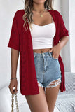Open-Front Knit Cardigan