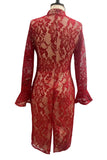 Elegant High-Neck Evening Dress