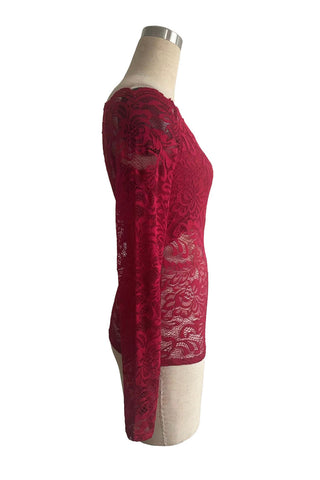 Off-Shoulder Lace Blouse