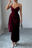 Elegant Wrap Evening Dress