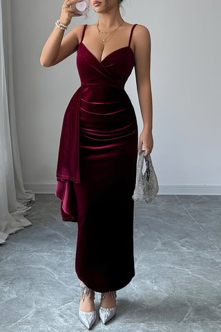 Elegant Wrap Evening Dress