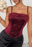 Ruched Bustier Tank