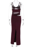 Sleek Cutout Evening Dress
