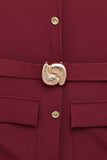 Sleeveless Button-Front Casual Dress