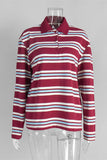 Classic Striped Polo Tee