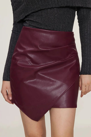 Chic Asymmetrical Mini Skirt