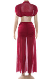 Stylish Two-Piece Skirt Set