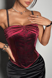 Ruched Bustier Tank