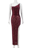 Elegant Asymmetric Evening Dress