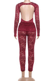 Elegant Lace Cut-Out Jumpsuit