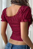 Off-Shoulder Lace Blouse