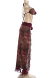 Stylish Two-Piece Skirt Set