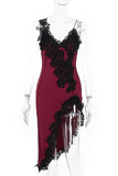 Night Out Dress with Lace Embellishment