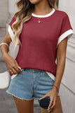 Casual Knit T-Shirt