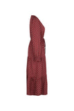 Button-Down Tiered Casual Dress