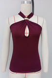 Keyhole Halter Top