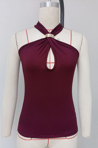 Keyhole Halter Top