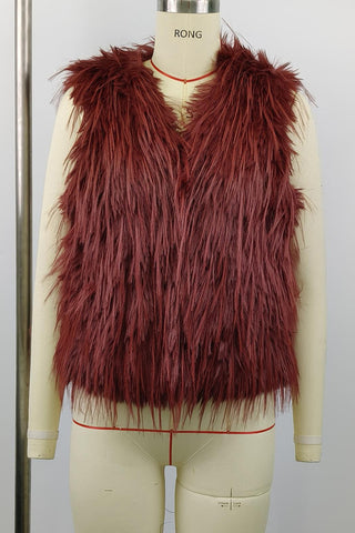 Chic Faux Fur Vest