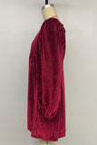 Square Neck A-Line Cocktail Dress
