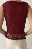 Lace Overlay Fitted Cami Top