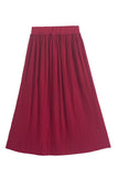 Pleated Maxi Skirt for Casual Days
