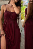 Strappy Maxi Dress with Open-Back