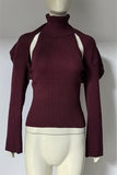 Sleeveless Turtleneck Tank Top