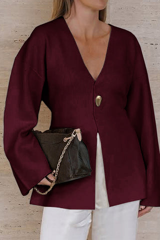 Elegant Button-Detail Jacket