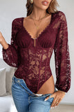 Lace Sleeve Bodysuit