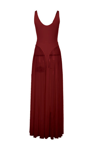 Sheer Maxi Slip Dress