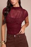 Gathered Drape Tank Top