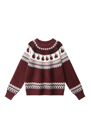 Nordic-Inspired Patterned Sweater