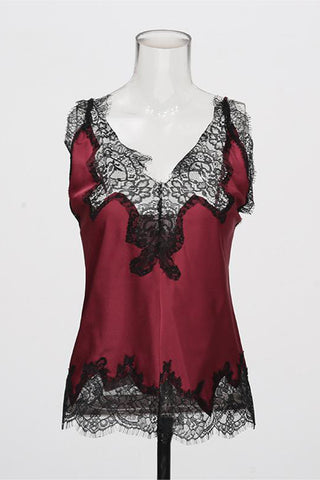 Elegant Lace-Trimmed Camisole