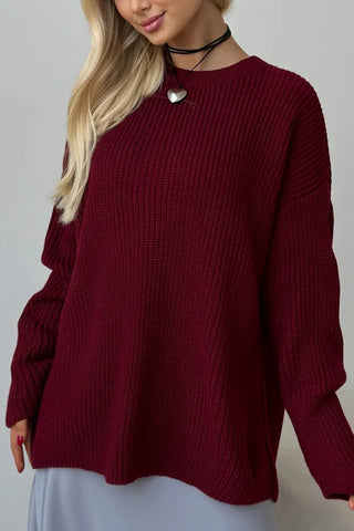 Classic Knit Pullover Sweater