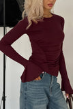 Elegant Long Sleeve T-Shirt