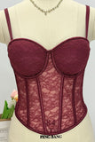Lace-Detail Bustier Cami