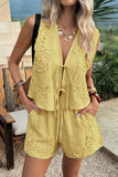 Stylish Patterned Shorts Set