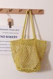 Stylish Open-Weave Tote Bag
