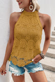 Lace Halter Tank Top