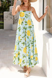 Floral Maxi Dress with Spaghetti Straps