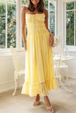 Ruffle Hem Bow Midi Dress